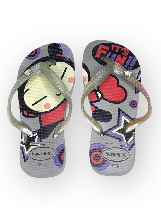 Havaianas Other - Havaianas x VOOZ ☼ Thong Flip Flop Sandals ☼ Decorative Crystalized Studs ☼ Grey